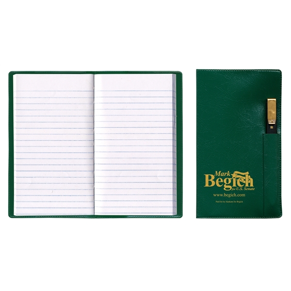 Executive Vinyl Cover Tally Book with Pen... from ASI 83770 Royal Industries / The Royal Line
