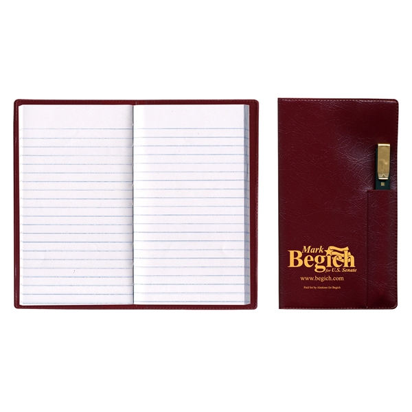 Executive Vinyl Cover Tally Book with Pen... from ASI 83770 Royal Industries / The Royal Line