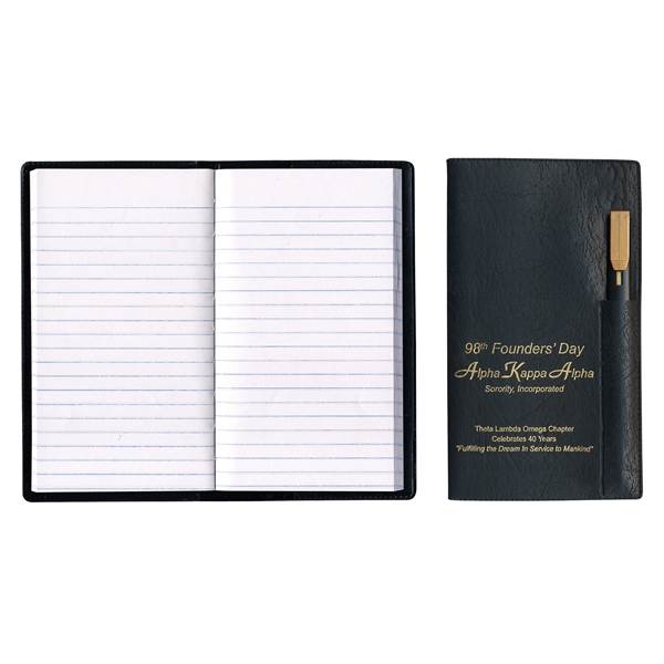 Executive Vinyl Cover Tally Book with Pen... from ASI 83770 Royal Industries / The Royal Line