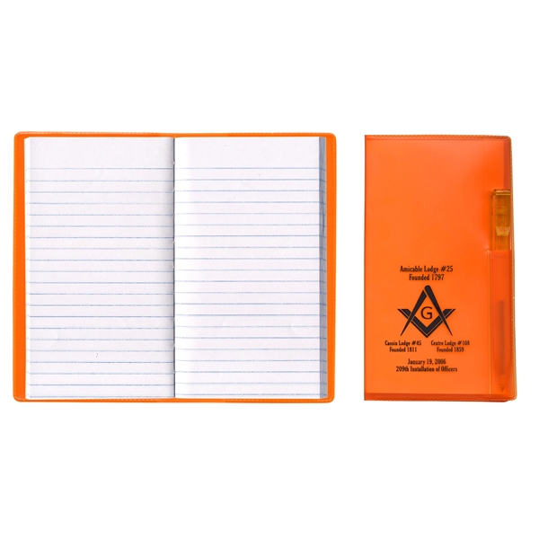 Translucent Vinyl Cover Tally Book with Flat Matching Pen... from ASI 83770 Royal Industries / The Royal Line