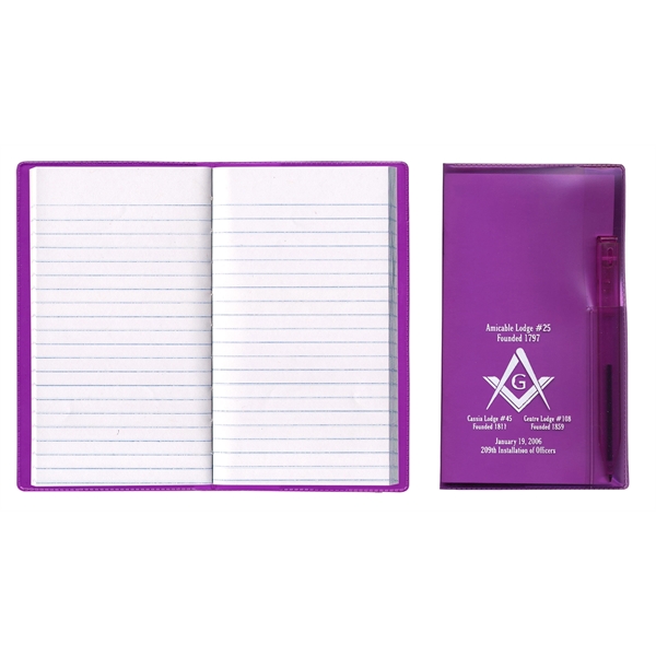 Translucent Vinyl Cover Tally Book with Flat Matching Pen... from ASI 83770 Royal Industries / The Royal Line
