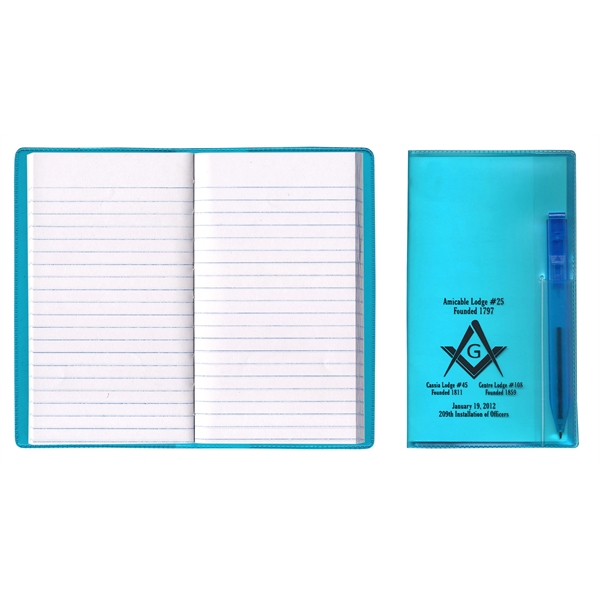 Translucent Vinyl Cover Tally Book with Flat Matching Pen... from ASI 83770 Royal Industries / The Royal Line