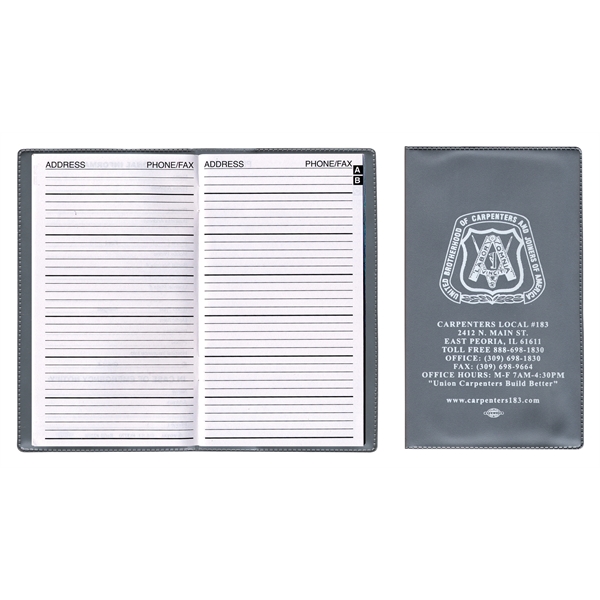 Standard Vinyl Address Book... from ASI 83770 Royal Industries / The Royal Line
