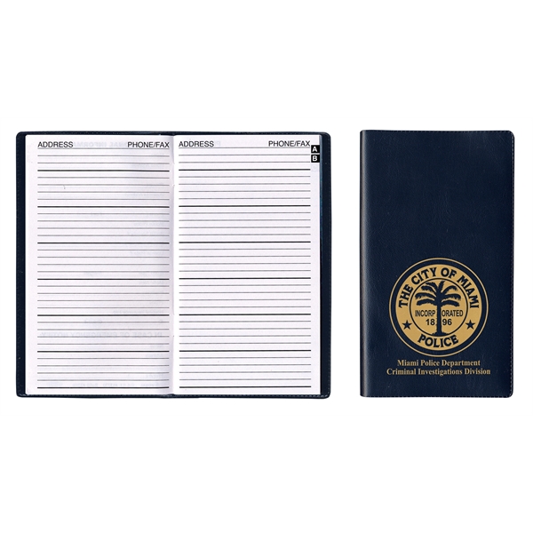 Castillion Softtouch Vinyl Address Book... from ASI 83770 Royal Industries / The Royal Line