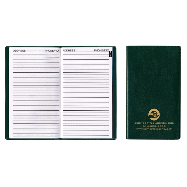 Castillion Softtouch Vinyl Address Book... from ASI 83770 Royal Industries / The Royal Line
