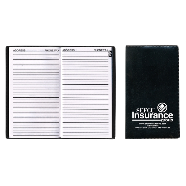 Castillion Softtouch Vinyl Address Book... from ASI 83770 Royal Industries / The Royal Line