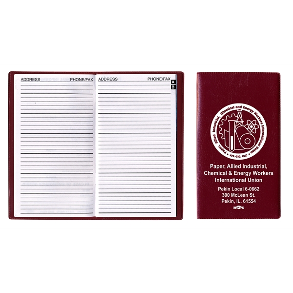 Castillion Softtouch Vinyl Address Book... from ASI 83770 Royal Industries / The Royal Line