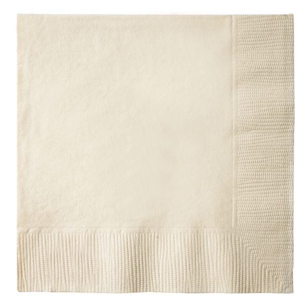 Vanilla 2-ply beverage napkin, 100% recycled, 1/4 fold, 5" x 5"... from ASI 88200 TK Sorg's - A Div of Arch Promo Group, LLC / GRANDE