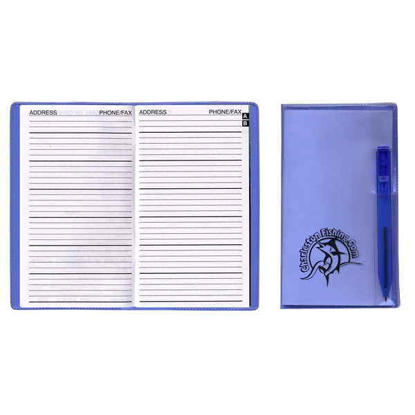 Translucent Vinyl Cover Tally Book with Flat Matching Pen... from ASI 83770 Royal Industries / The Royal Line