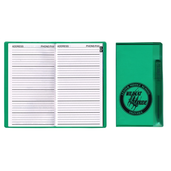 Translucent Vinyl Cover Tally Book with Flat Matching Pen... from ASI 83770 Royal Industries / The Royal Line