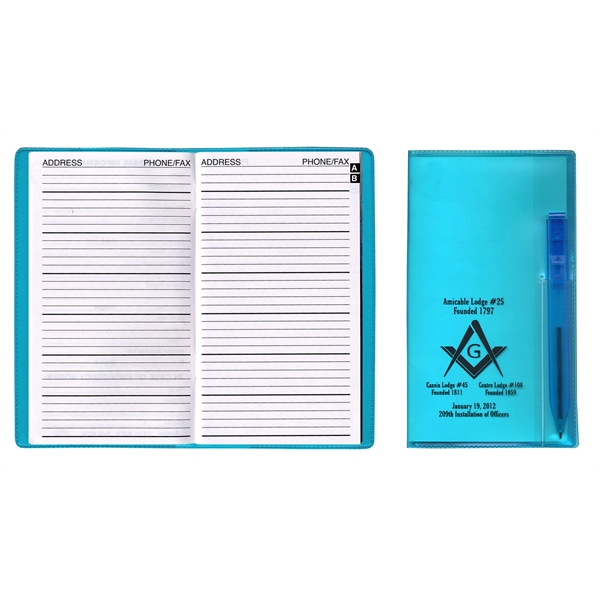 Translucent Vinyl Cover Tally Book with Flat Matching Pen... from ASI 83770 Royal Industries / The Royal Line