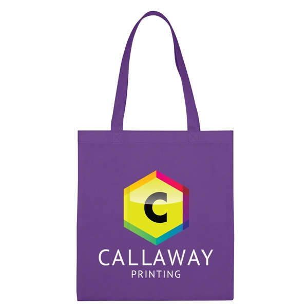 Non-Woven Economy Tote Bag.  Made of 80 Gram Non-Woven, Coated... from ASI 61125 Hit Promotional Products / Hit®