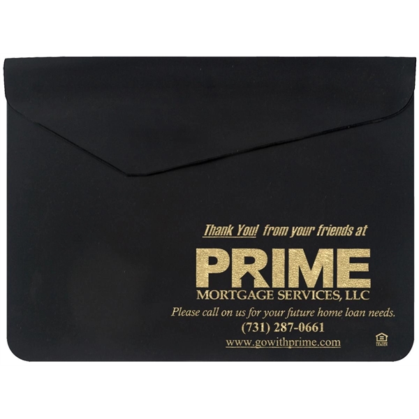 Economy Style Portfolio with fold over flap closure - Standard vinyl... from ASI 83770 Royal Industries / The Royal Line