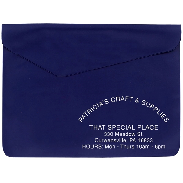 Economy Style Portfolio with fold over flap closure - Standard vinyl... from ASI 83770 Royal Industries / The Royal Line