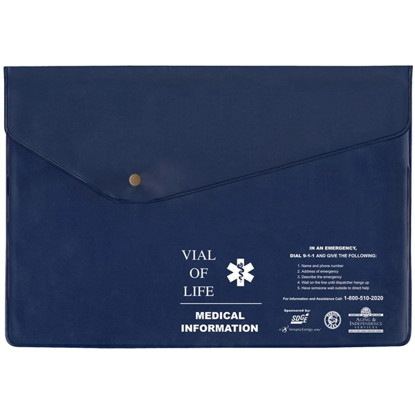 Economy Style Portfolio with snap closure... from ASI 83770 Royal Industries / The Royal Line