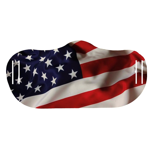 USA-made double-knit face masks with moisture-wicking properties and two ear holes.... from ASI 44900 NC Custom (CI/Lanco) / Lanco