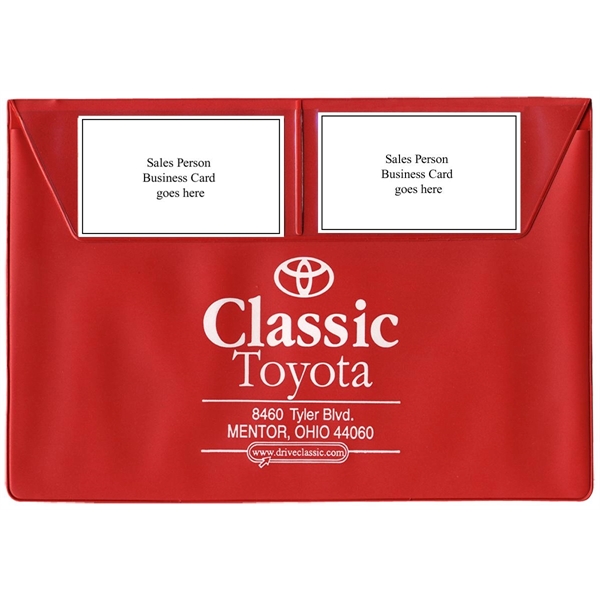 Document case with 2 business card pockets on the flap.... from ASI 83770 Royal Industries / The Royal Line