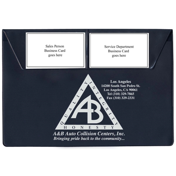 Document case with 2 business card pockets on the flap.... from ASI 83770 Royal Industries / The Royal Line