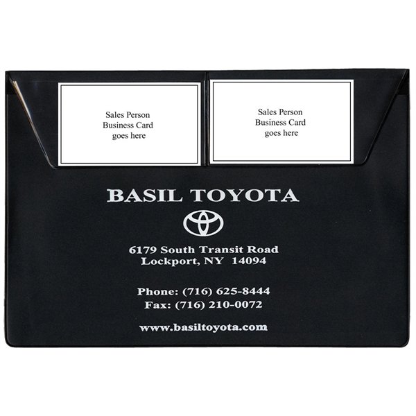 Document case with 2 business card pockets on the flap.... from ASI 83770 Royal Industries / The Royal Line