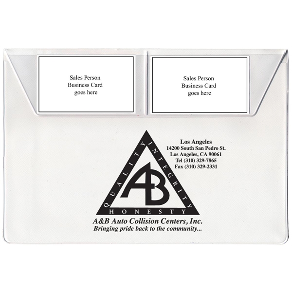 Document case with 2 business card pockets on the flap.... from ASI 83770 Royal Industries / The Royal Line