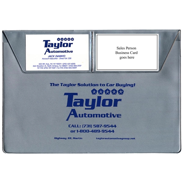 Document case with 2 business card pockets on the flap.... from ASI 83770 Royal Industries / The Royal Line