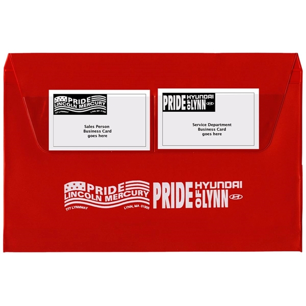 Gusseted document case with 2 pockets on the flap.... from ASI 83770 Royal Industries / The Royal Line