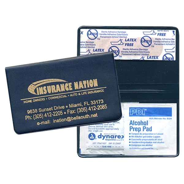 Pocket first aid kit contains 3 bandages, 3/4 inch; 1 alcohol... from ASI 83770 Royal Industries / The Royal Line