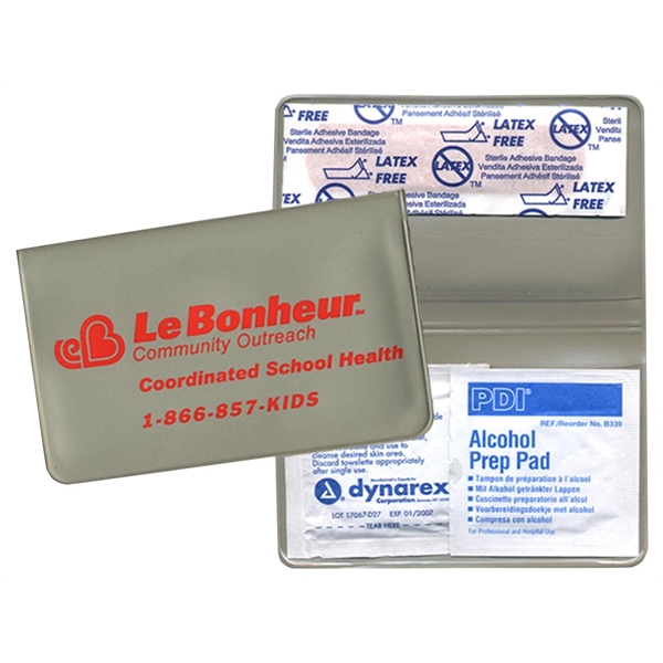 Pocket first aid kit contains 3 bandages, 3/4 inch; 1 alcohol... from ASI 83770 Royal Industries / The Royal Line