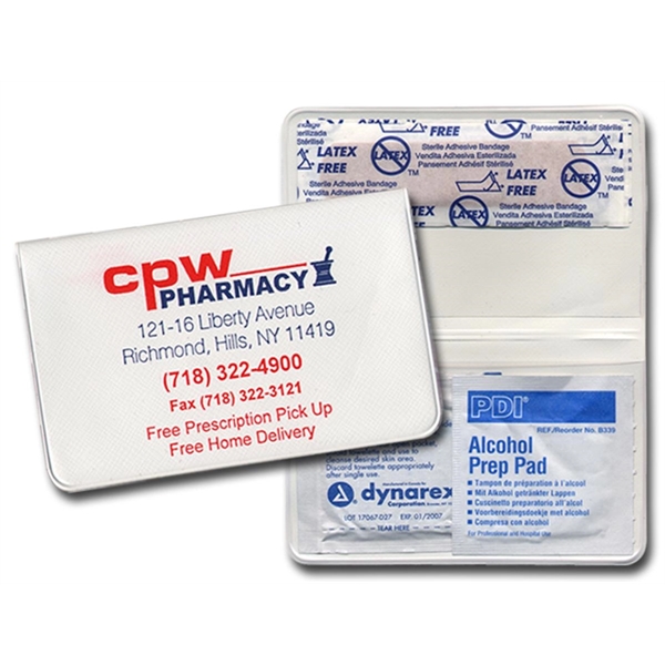 Pocket first aid kit contains 3 bandages, 3/4 inch; 1 alcohol... from ASI 83770 Royal Industries / The Royal Line