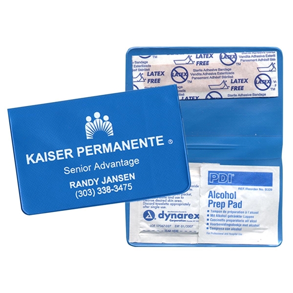 Pocket first aid kit contains 3 bandages, 3/4 inch; 1 alcohol... from ASI 83770 Royal Industries / The Royal Line