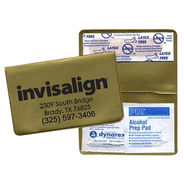 Pocket first aid kit contains 3 bandages, 3/4 inch; 1 alcohol... from ASI 83770 Royal Industries / The Royal Line