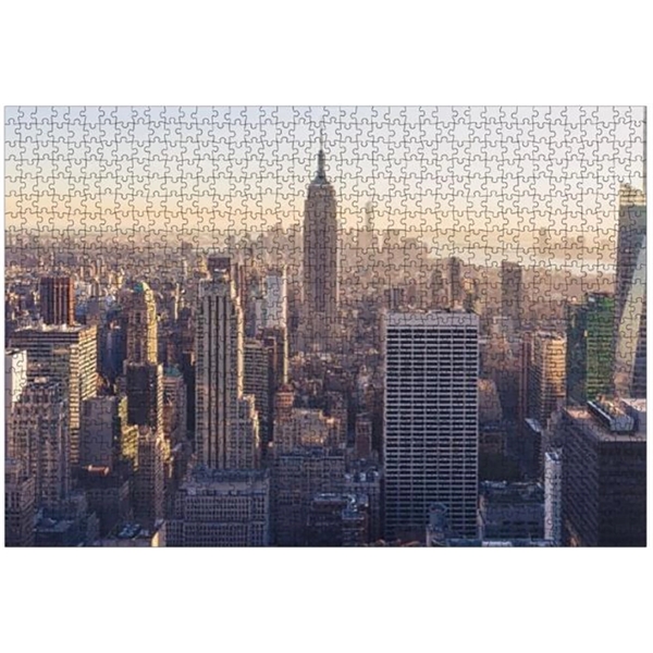 Puzzle measuring 19.75" x 28" in 1000 pieces all in a... from ASI 92531 Unique Custom Products / UCP