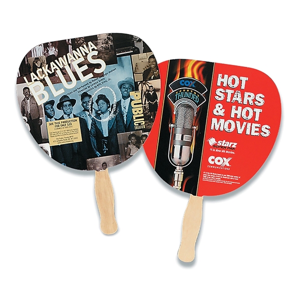 Hand fans available in multiple shapes.... from ASI 53408 Express-A-Button / Samco