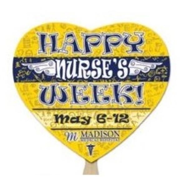 Hand fans available in multiple shapes.... from ASI 53408 Express-A-Button / Samco