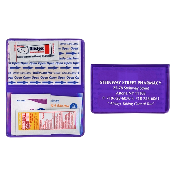 Sun Care Purse in Ultra Vibrant TEK Translucent Vinyl Colors... from ASI 83770 Royal Industries / The Royal Line