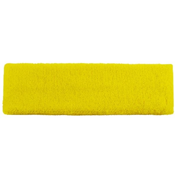 Headband made of cotton/polyester terry with 3/4" button on each side.... from ASI 90160 Suntex Industries