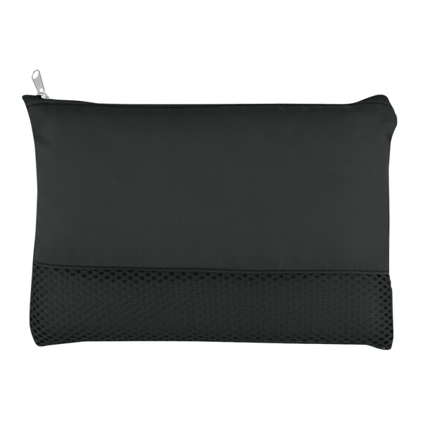 Mesh vanity bag with main zippered compartment.... from ASI 61125 Hit Promotional Products / Hit®