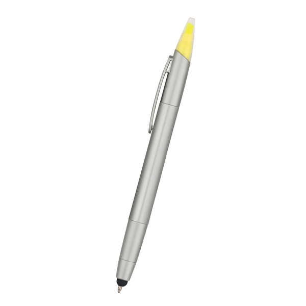 3-in-1 features a twist action pen, chisel tip highlighter and handy... from ASI 61125 Hit Promotional Products / Hit®