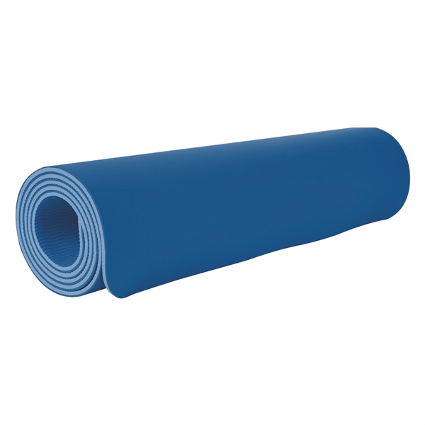 Two-tone double-layer yoga mat that is hypoallergenic, non-toxic, and odor free.... from ASI 61125 Hit Promotional Products / Hit®