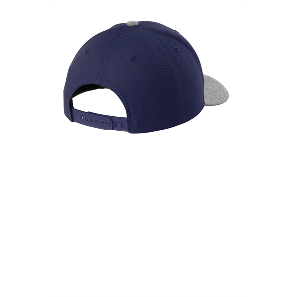 Sport-Tek Yupoong Curve Bill Snapback Cap.... from ASI 84863 SanMar