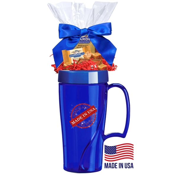 Made in America Tumbler with Cocoa and Chocolate... from ASI 89971 Stuff A Mug