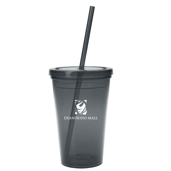 16 Oz. Sunsplash Double Wall Tumbler. Made With Up To 25%... from ASI 61125 Hit Promotional Products / Hit®