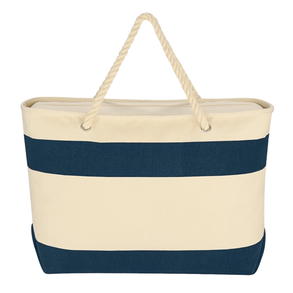Large Cruising Tote with Rope Handles.  16 oz. Cotton Canvas.... from ASI 61125 Hit Promotional Products / Hit®