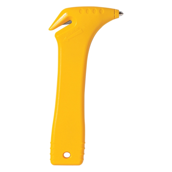 Auto safety tool with steel pointed head to shatter glass easily.... from ASI 61125 Hit Promotional Products / Hit®