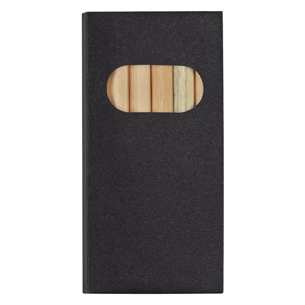 6-Piece colored pencil with black, blue, brown, green, red and yellow... from ASI 61125 Hit Promotional Products / Hit®