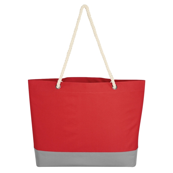 Polyester tote bag with rope handles... from ASI 61125 Hit Promotional Products / Hit®