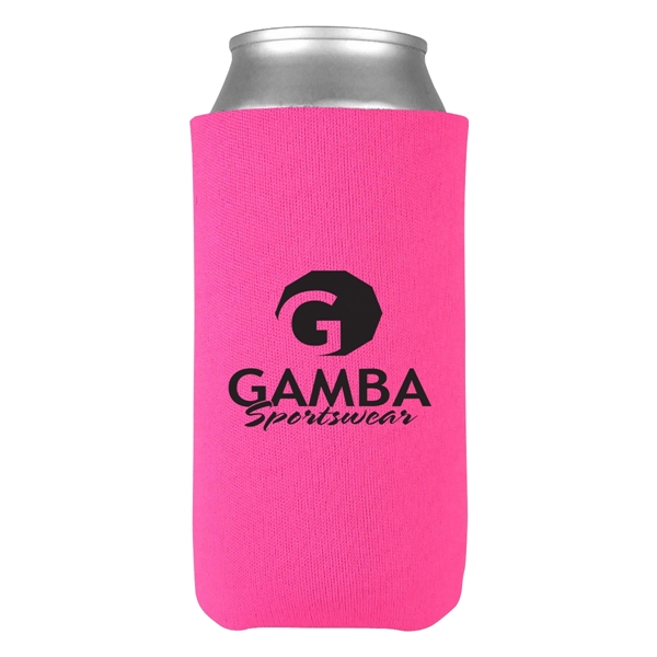 Foam can holder that folds flat... from ASI 61125 Hit Promotional Products / Hit®