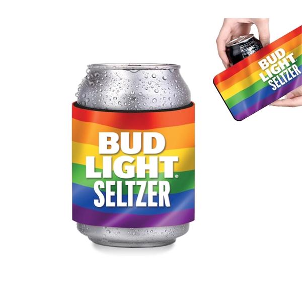 Rainbow Pride Slap n Wrap Neoprene Beverage Insulator... from ASI 68366 Makana Line LLC / Makana Line