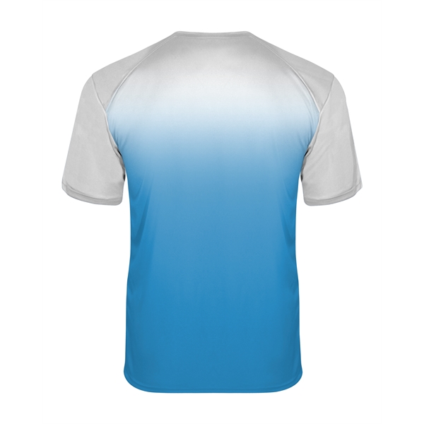 Ombre tee with sublimated front and back body, Badger sport paneled... from ASI 37461 Augusta Sportswear