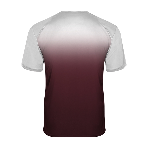 Ombre tee with sublimated front and back body, Badger sport paneled... from ASI 37461 Augusta Sportswear